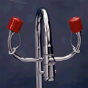 Eye / Facewash Faucet Station Opti-Klens™ II Faucet Mount Continuous Flow with Eliminator Valve by ProStat First Aid, LLC Desert Assembly, Inc.  ID 7159